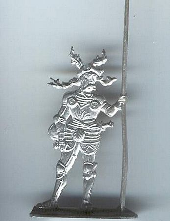 Landsknecht als Zinnfiguer